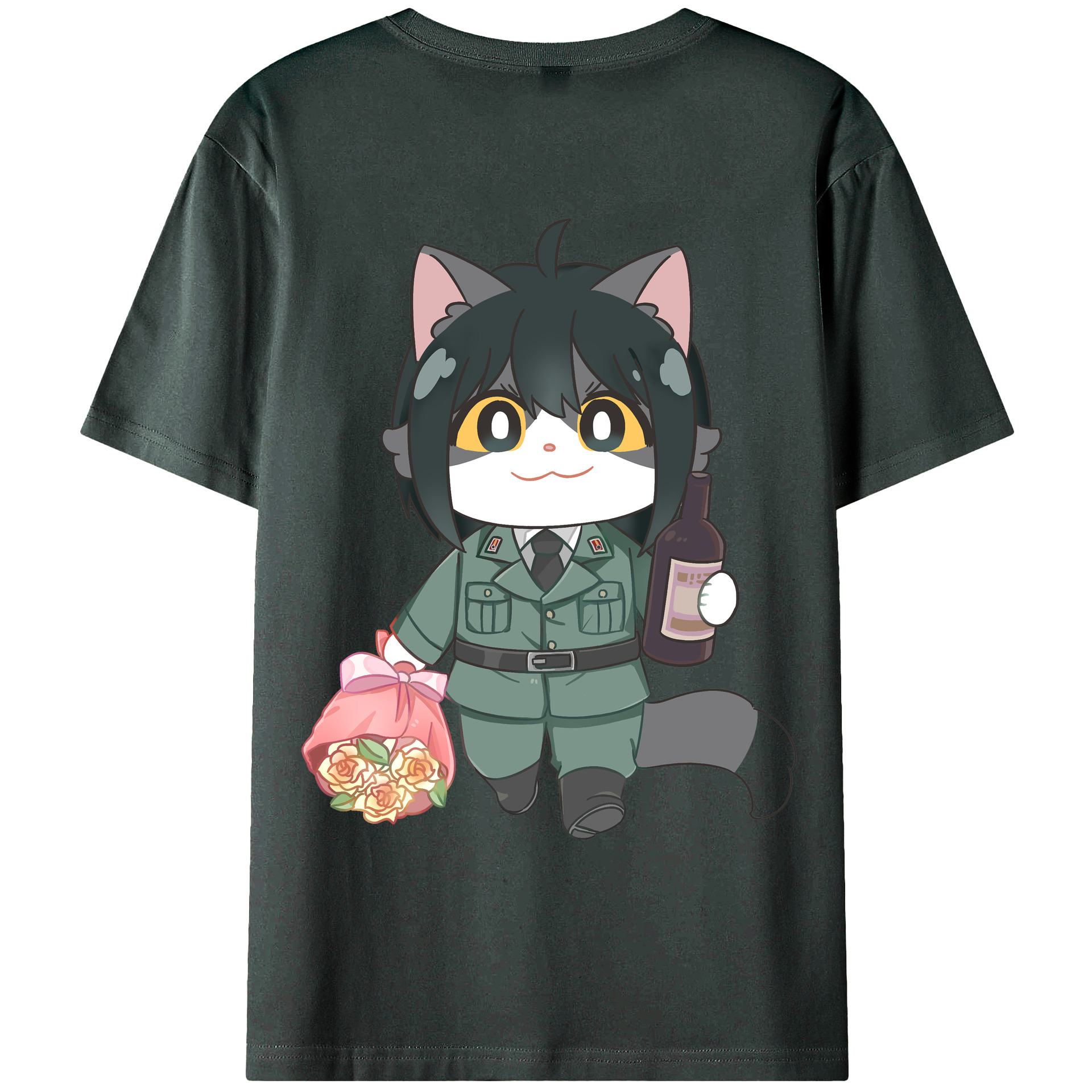 （画像用） SPY×FAMILY间谍家家酒 綿100％ メンズ半袖Tシャツ（バックプリント） 通気性